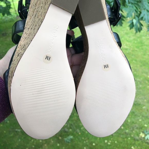 Black Wedge Heels by Style & Co - Picture 5 of 5